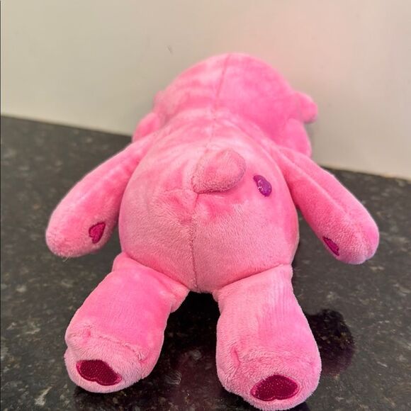 CARE BEAR CHEER BEAR, 10" PINK PLUSH, RAINBOW BELLY BADGE - Picture 6 of 6